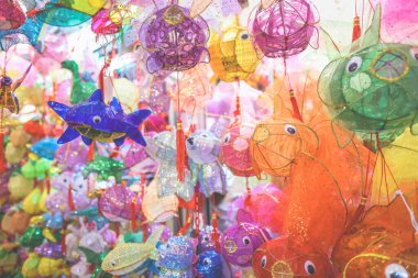 Kağıt fener, Tai Ku pazarında dükkan, hk 31 Ağustos 2024