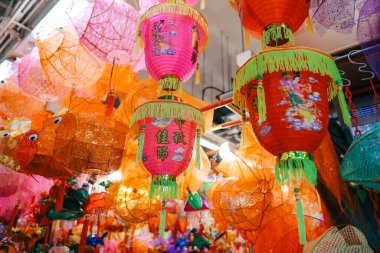 Kağıt fener, Tai Ku pazarında dükkan, hk 31 Ağustos 2024