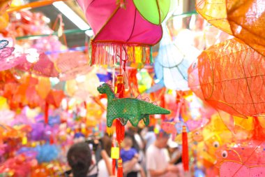 Kağıt fener, Tai Ku pazarında dükkan, hk 31 Ağustos 2024