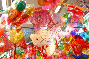 Kağıt fener, Tai Ku pazarında dükkan, hk 31 Ağustos 2024