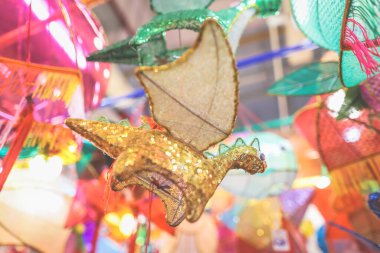 Kağıt fener, Tai Ku pazarında dükkan, hk 31 Ağustos 2024