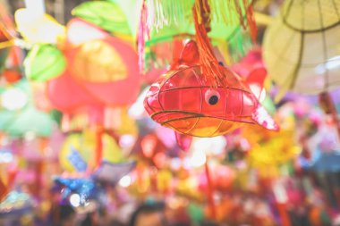 Kağıt fener, Tai Ku pazarında dükkan, hk 31 Ağustos 2024