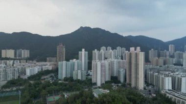 Hong Kong - 29 Ağustos 2024: Kowloon Lok Fu Bölgesi