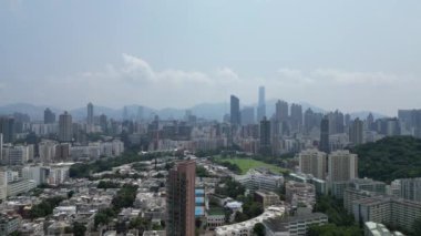 Honk Kong - 29 Ağustos 2024: Kowloon Tong, Prens Edward ve Shek Kip Mei bölgesi, Hong Kong 
