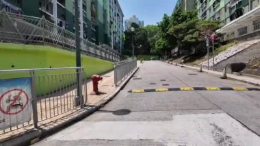 Hong Kong - 27 Ağustos 2024: Nam Shan Mülkü Shek Kip Mei, Kowloon 