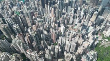 Hong Kong - 24 Ağustos 2024: Finansal Bölge, HK