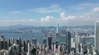 Hong Kong - 24 Ağustos 2024: Finansal Bölge, HK