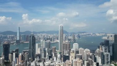 Hong Kong - 24 Ağustos 2024: Finansal Bölge, HK