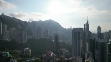 Hong Kong - 24 Ağustos 2024: Finansal Bölge, HK