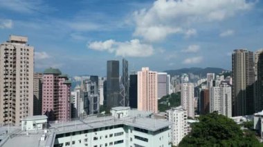 Hong Kong - 24 Ağustos 2024: Finansal Bölge, HK