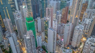 13 Eylül 2024 Wan Chai 'de bir yerleşim alanı, hk