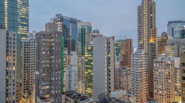 13 Eylül 2024 Wan Chai 'de bir yerleşim alanı, hk