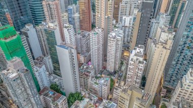 13 Eylül 2024 Wan Chai 'de bir yerleşim alanı, hk