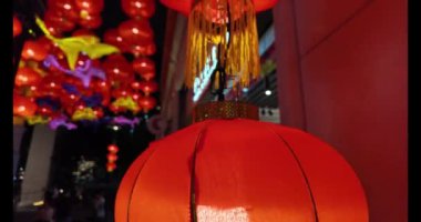 Hong Kong - 13 Eylül 2024: Lee Tung Caddesi Gece Görüşü, Hong Kong