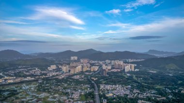 Sheung Shui gibi bölgeler de dahil, Yeni Bölgelerde bir bölge.,