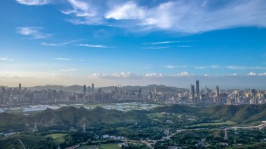 Sheung Shui gibi bölgeler de dahil, Yeni Bölgelerde bir bölge.,