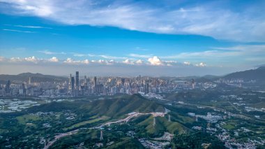 Sheung Shui gibi bölgeler de dahil, Yeni Bölgelerde bir bölge.,