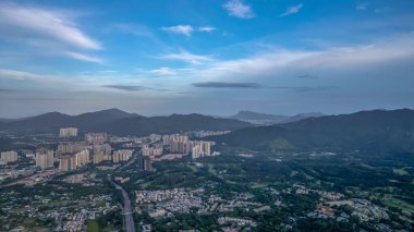 Sheung Shui gibi bölgeler de dahil, Yeni Bölgelerde bir bölge.,