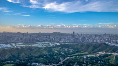 Sheung Shui gibi bölgeler de dahil, Yeni Bölgelerde bir bölge.,