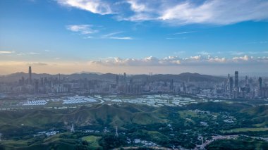 Sheung Shui gibi bölgeler de dahil, Yeni Bölgelerde bir bölge.,