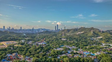 18 Eylül 2024 Lok Ma Chau 'da Kuzey Metropolis Geliştirme,