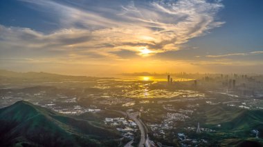 A renowned wetland nature reserve in the northwestern New Territories, clipart