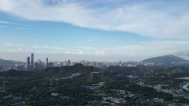 Hong Kong - 18 Eylül 2023: Hong Kong Kuzey Bölgesi 'nde Yaşam Yaşamı