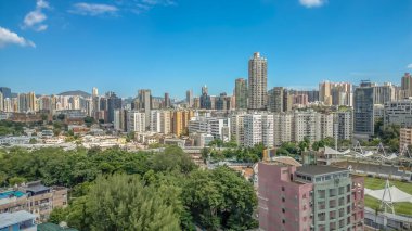 bir şehir silueti Kowloon Tong, Hong Kong, 17 Eylül 2024