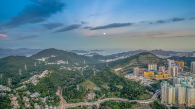Anderson Yolu, Hong Kong 'daki gelişim manzarası.