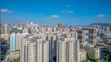 Batı Kowloon Skyline Şehir Manzarası 17 Eylül 2024