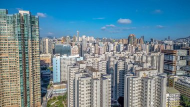 Batı Kowloon Skyline Şehir Manzarası 17 Eylül 2024