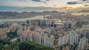 Bir Kowloon Şehir Manzarası Panorama, Hong Kong