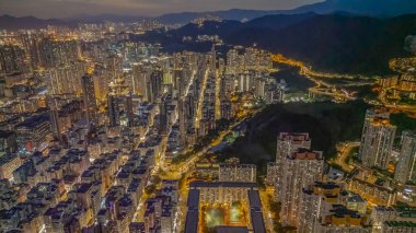 Gece görüşü Batı Kowloon, Hong Kong
