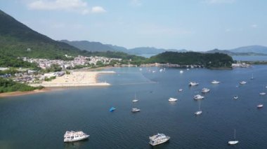 Hong Kong - 29 Eylül 2024: Long Mei Sahili, Hong Kong 'da Gizli Mücevher