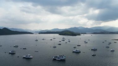 Hong Kong - 29 Eylül 2024 Plover Koyu Panorama manzarası