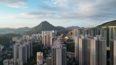 Hong Kong - 5 Ekim 2024: Hong Kong Sau Mau Ping Malikanesinde Günlük Yaşam