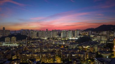 23 Ekim 2024 Kowloon Tong 'daki Orta Kowloon şehri.