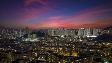 23 Ekim 2024 Kowloon Tong 'daki Orta Kowloon şehri.