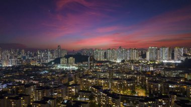 23 Ekim 2024 Kowloon Tong 'daki Orta Kowloon şehri.