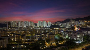 23 Ekim 2024 Kowloon Tong 'daki Orta Kowloon şehri.