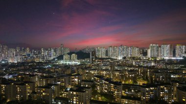 23 Ekim 2024 Kowloon Tong 'daki Orta Kowloon şehri.