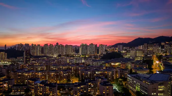 23 Ekim 2024 Kowloon Tong 'daki Orta Kowloon şehri.