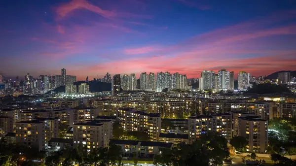 23 Ekim 2024 Kowloon Tong 'daki Orta Kowloon şehri.