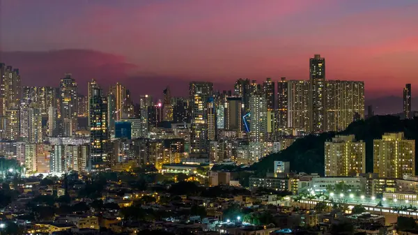 23 Ekim 2024 Kowloon Tong 'daki Orta Kowloon şehri.