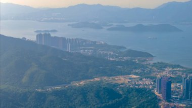 A Serene Village by the Coast in Hong Kong Shap Sze Heung clipart