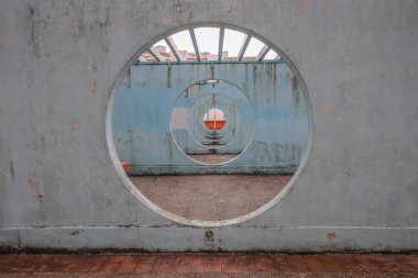 Lok Wah South Estate Tamirhanesi 'nin Dairesel Yapısı 27 Ekim 2024