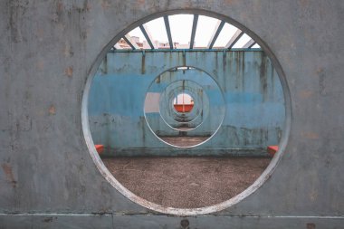 Lok Wah South Estate Tamirhanesi 'nin Dairesel Yapısı 27 Ekim 2024