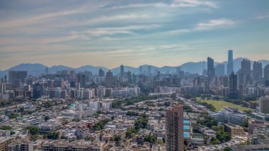 Hong Kong 'daki Kowloon Tong Prestijli Konut ve Eğitim Merkezi.