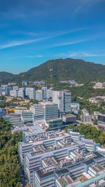 Hong Kong Şehir Üniversitesi 'nde bir kampüs.