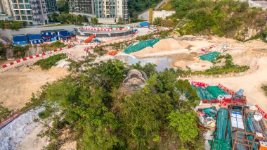 Site Formation and Infrastructure Works for Public Housing Development at Cha Kwo Ling Village, Kowloon East clipart